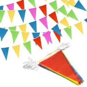celebration flag hanging