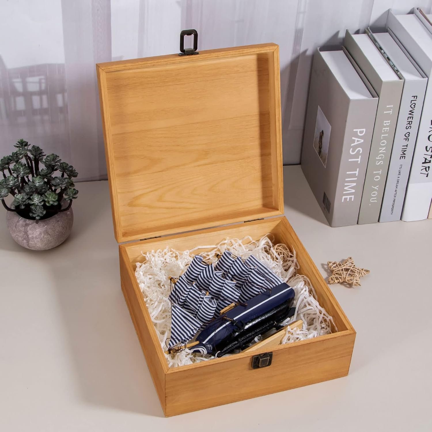 Wooden car storage box - 图片 2