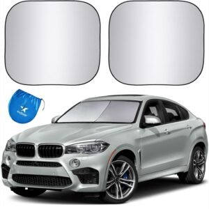 Fabric car sunshade