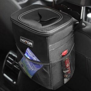 Plastic car trash cans