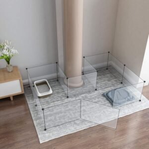 Plastic pet enclosure